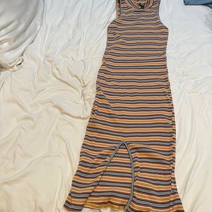 Size XL striped maxi dress